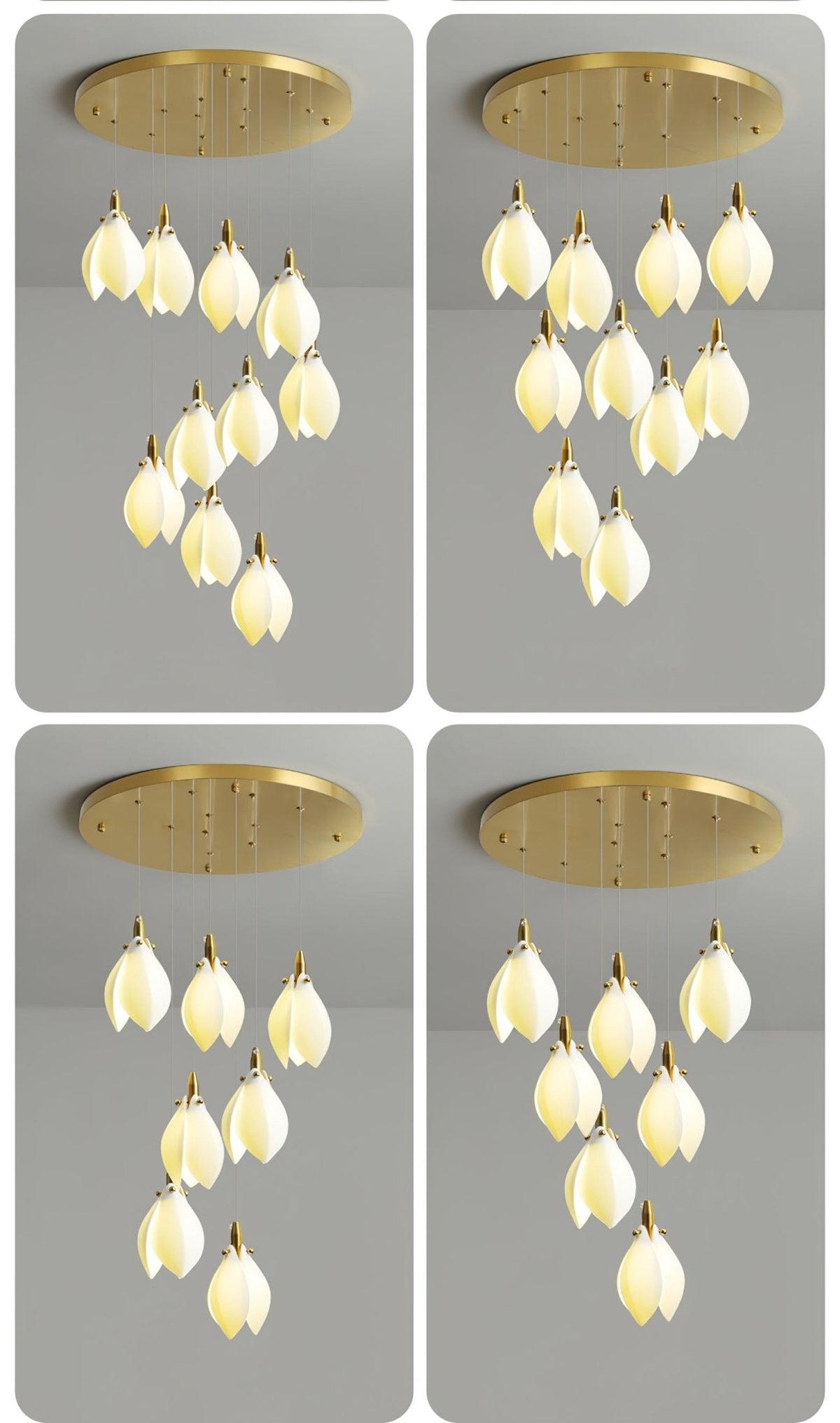 Astralis Bloom Stairs Chandelier