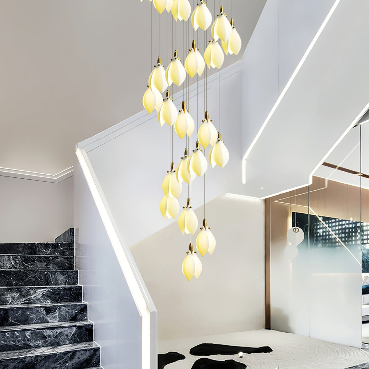 Astralis Bloom Stairs Chandelier