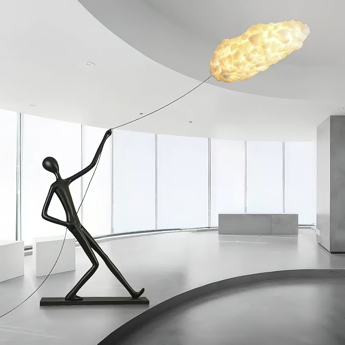 Atlas Cloud Sculpture Floor Lamp - view 9