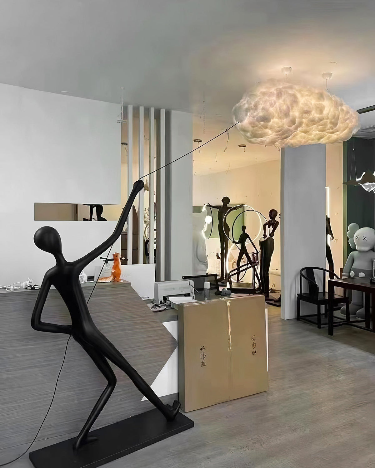 Atlas Cloud Sculpture Floor Lamp - view 10