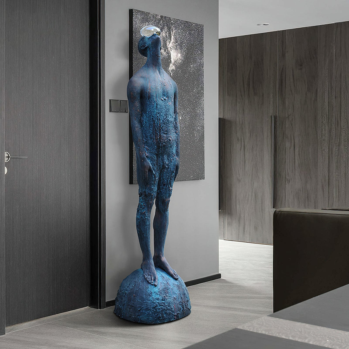 Atlas Guardian Sculpture Floor Ornaments - view 7