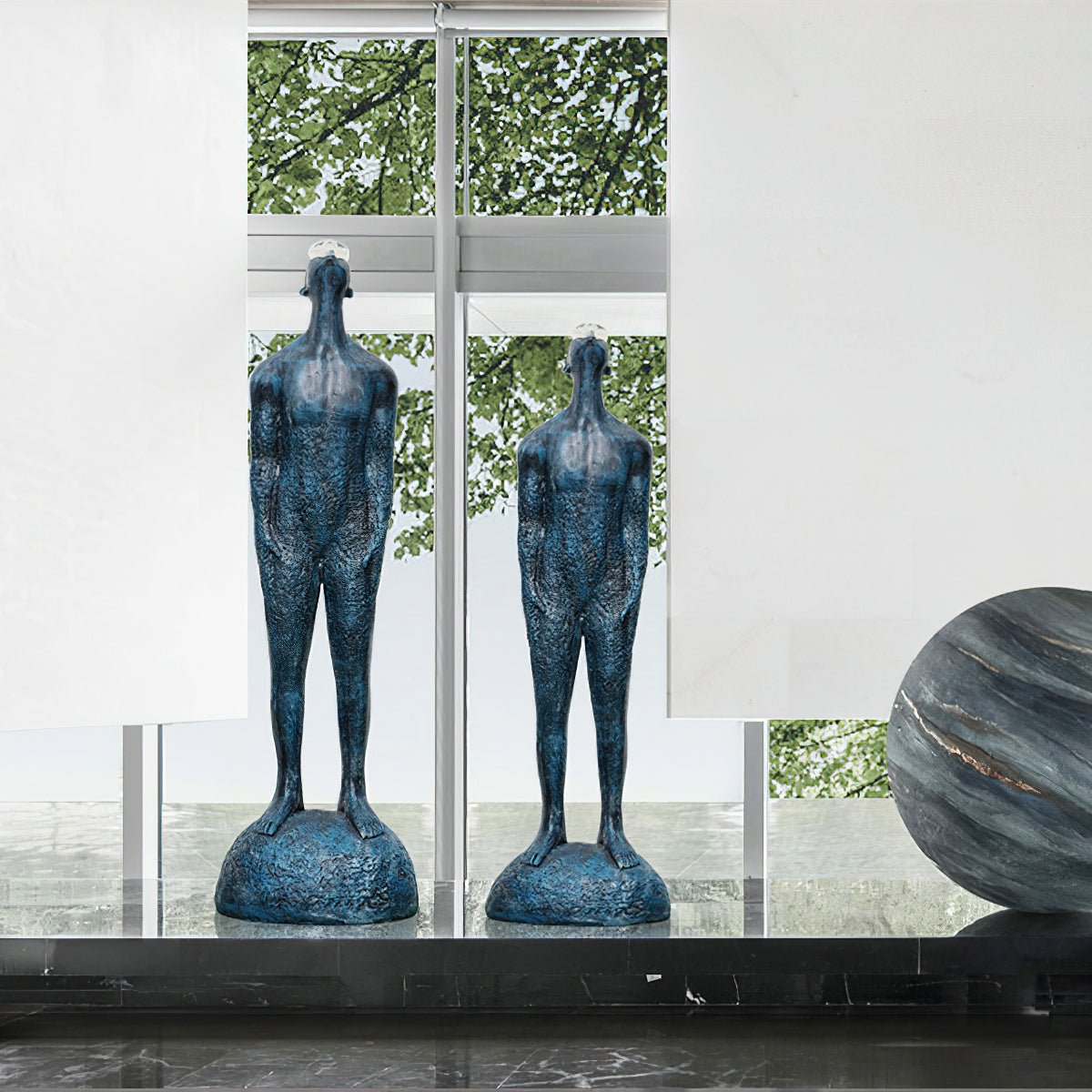 Atlas Guardian Sculpture Floor Ornaments - view 5