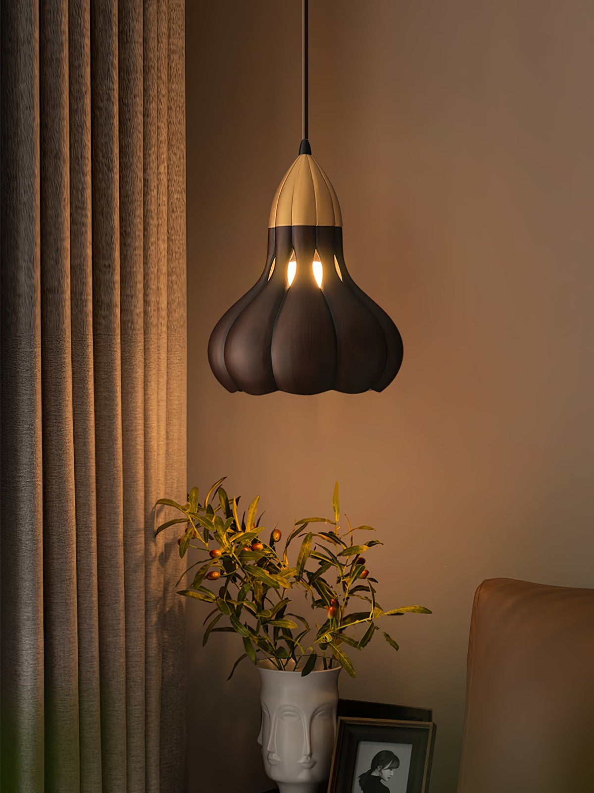 Aubree Wood Pendant Lamp
