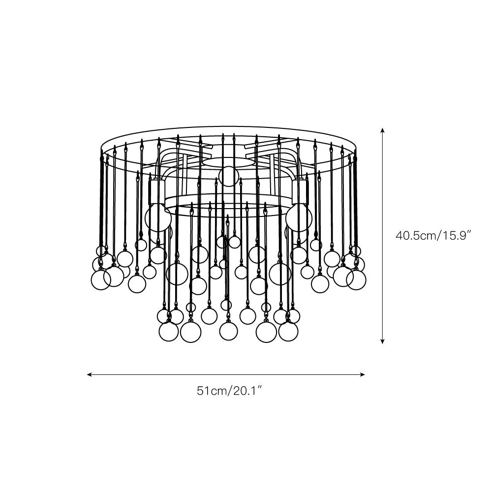 Aubrey Flush Mount Ceiling Lamp