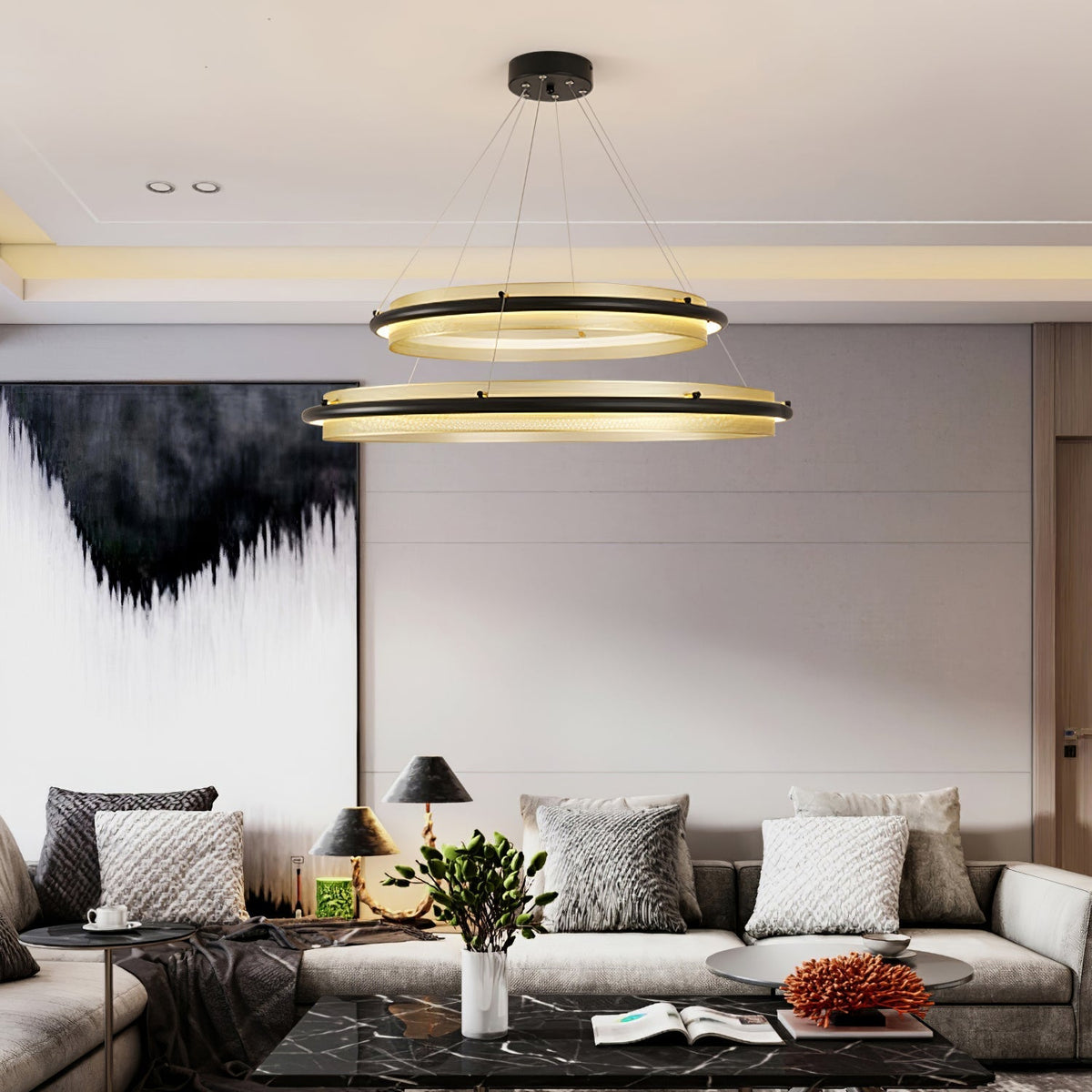 Aura Acrylic LED Chandelier - view 13