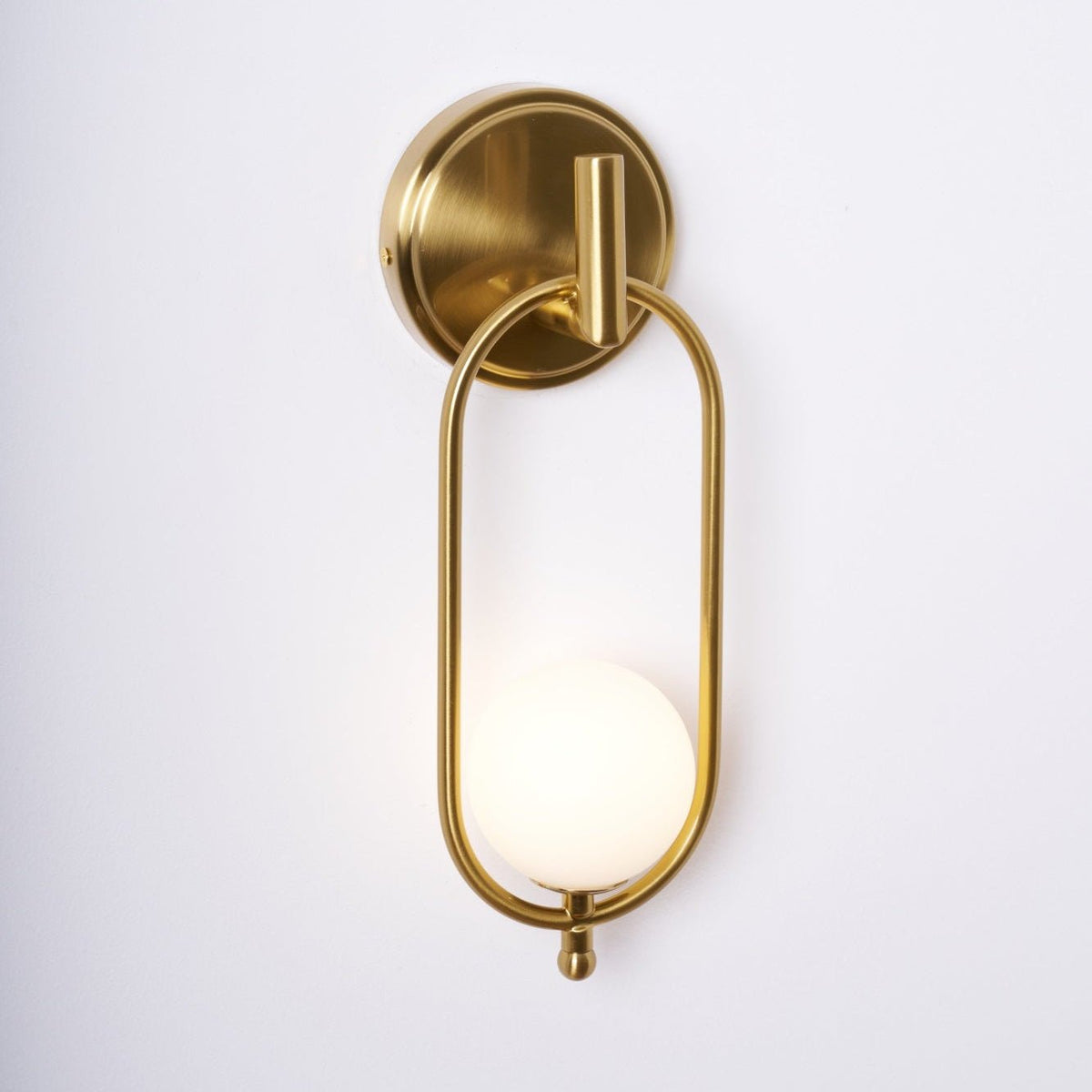 Aurea Brass Wall Light