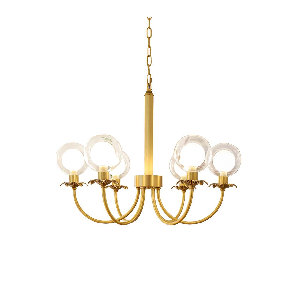 Aureate Radiance Glass Chandelier - view 30