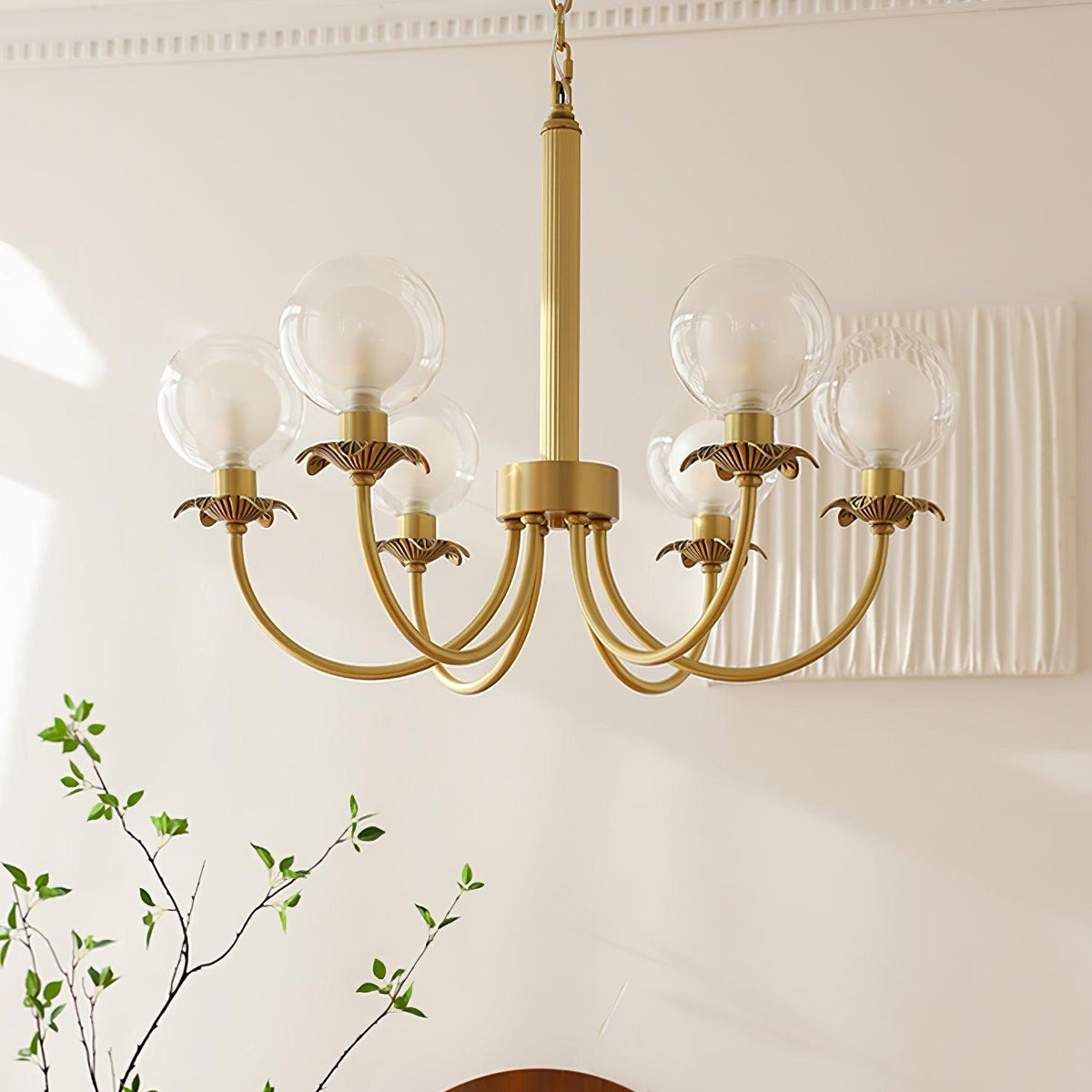 Aureate Radiance Glass Chandelier - view 29
