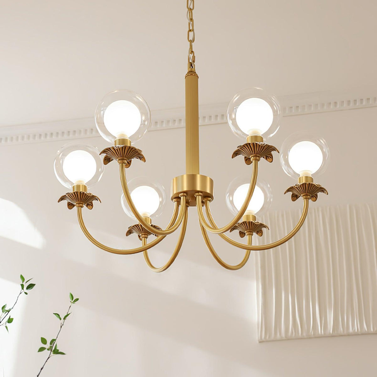 Aureate Radiance Glass Chandelier - view 21