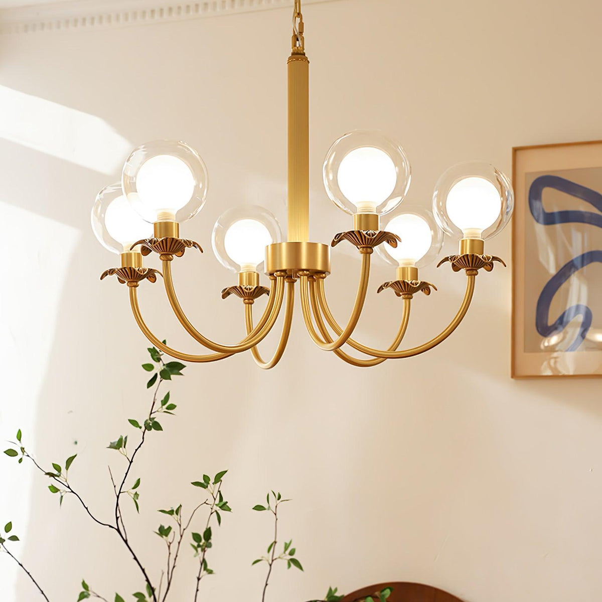 Aureate Radiance Glass Chandelier - view 22