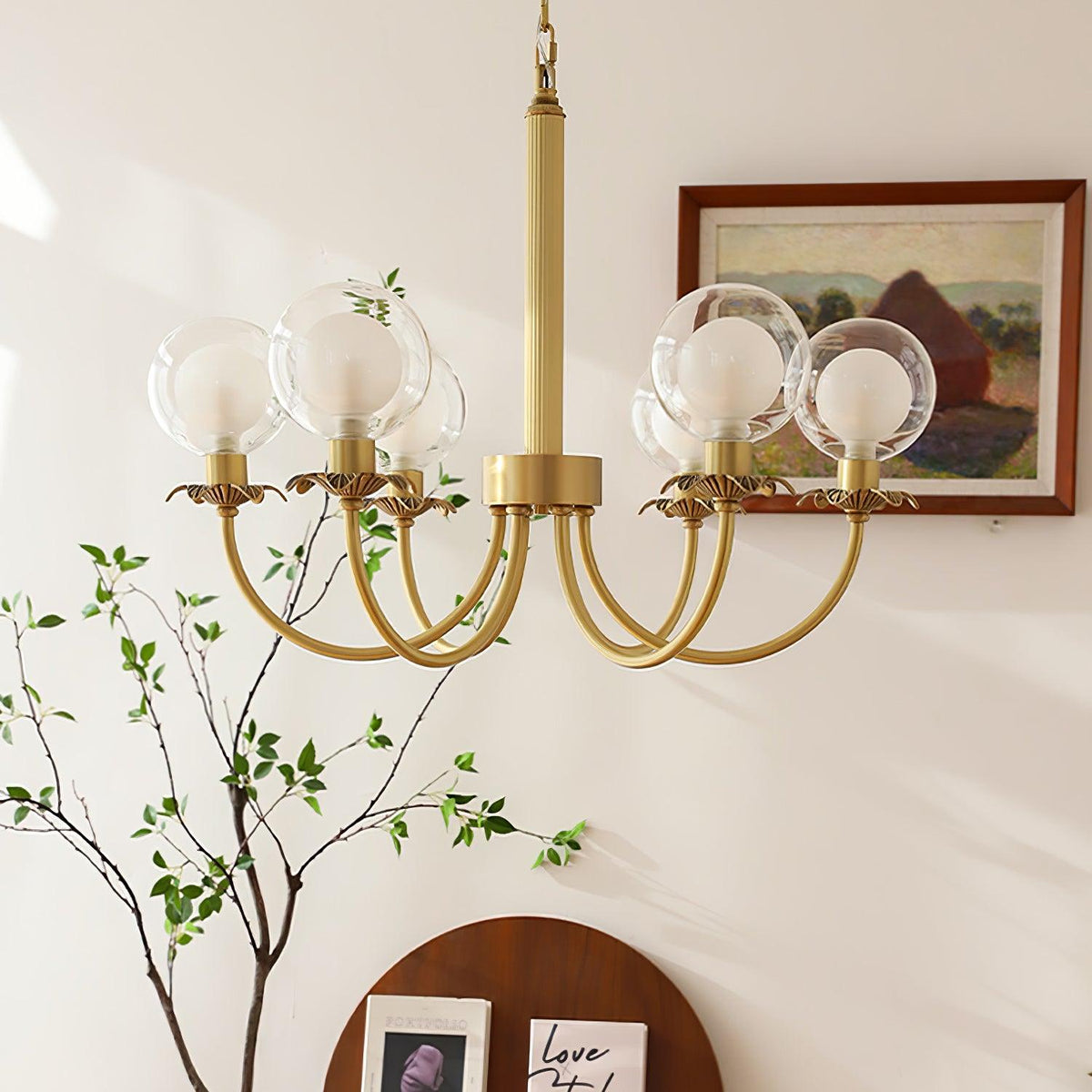 Aureate Radiance Glass Chandelier - view 23