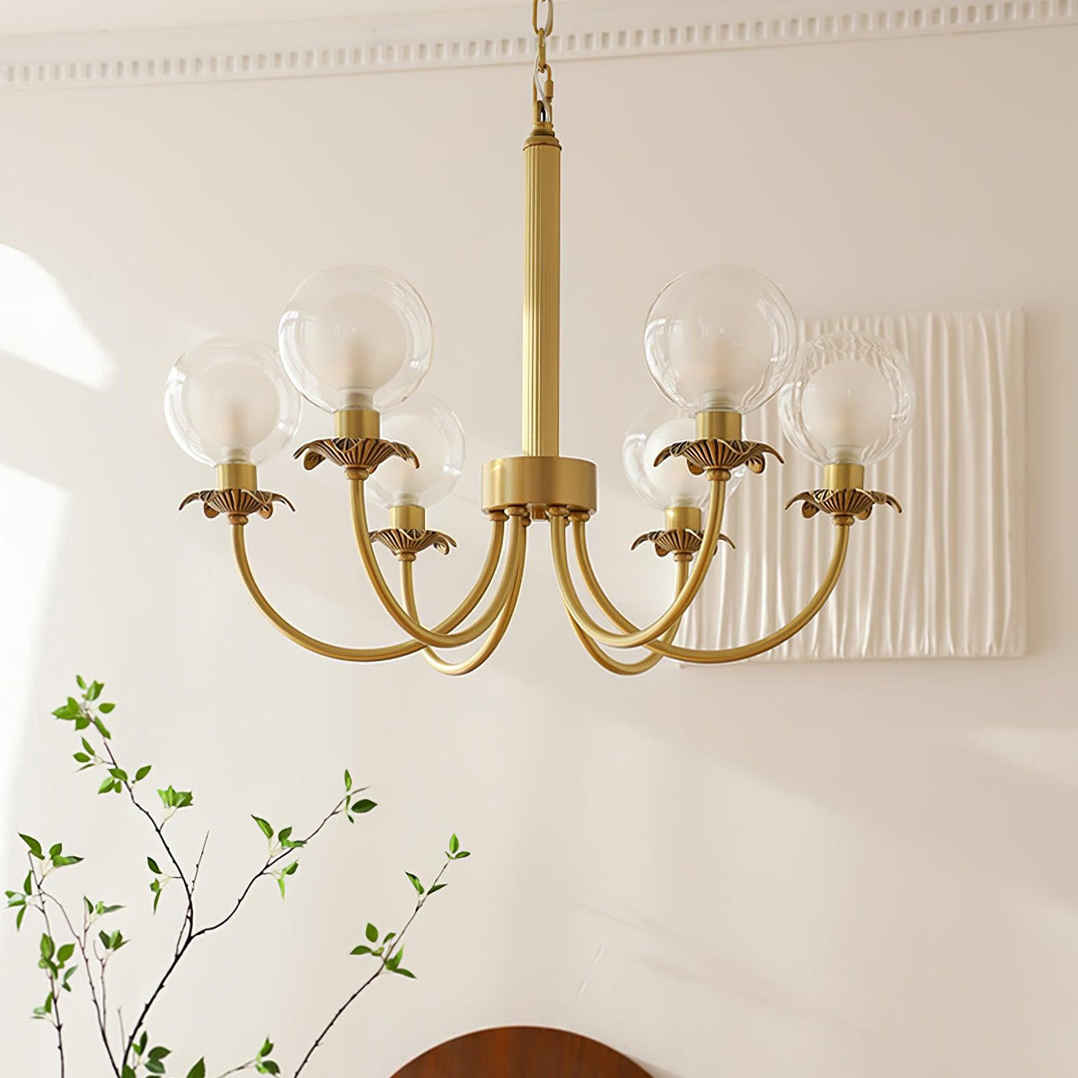 Aureate Radiance Glass Chandelier - view 25