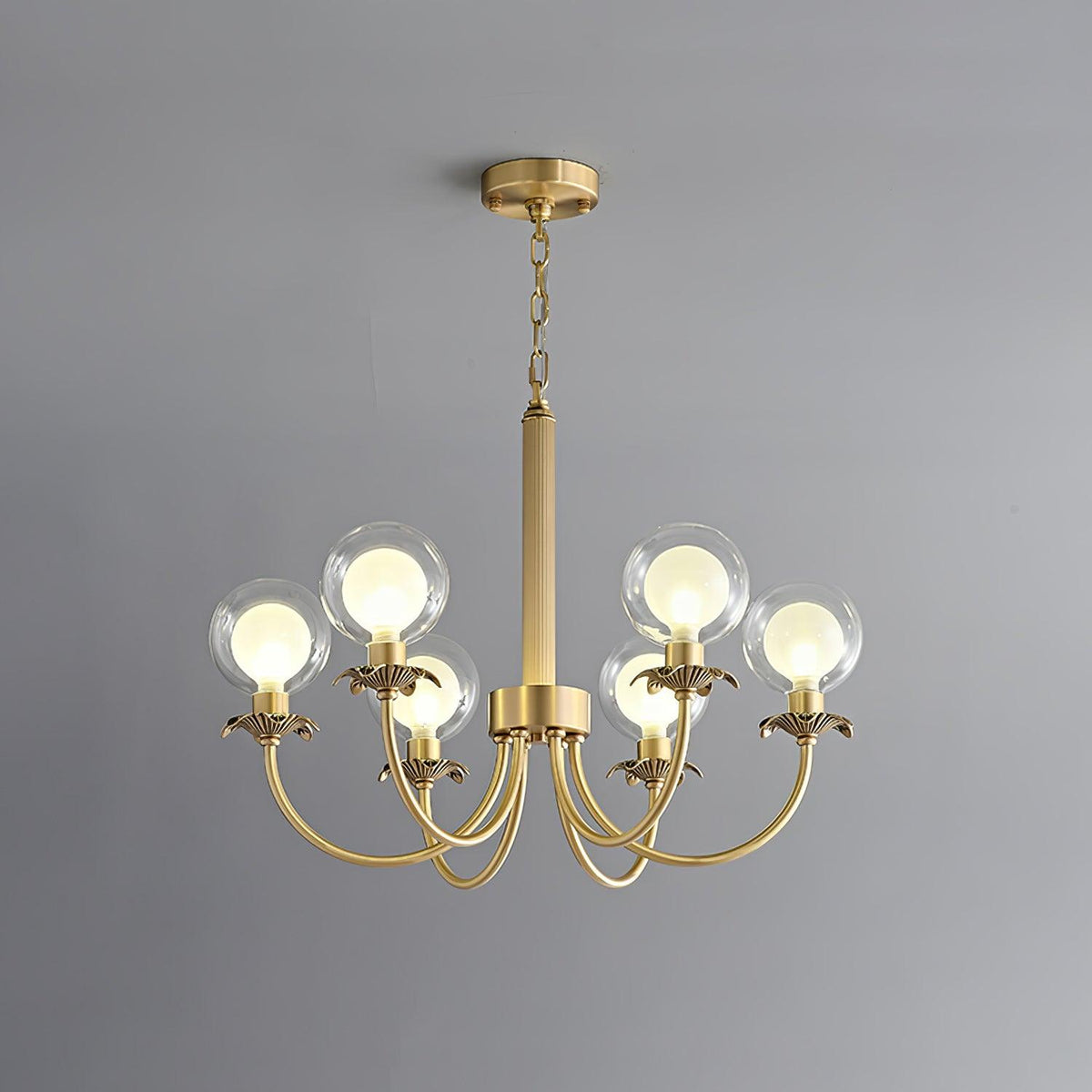 Aureate Radiance Glass Chandelier - view 19