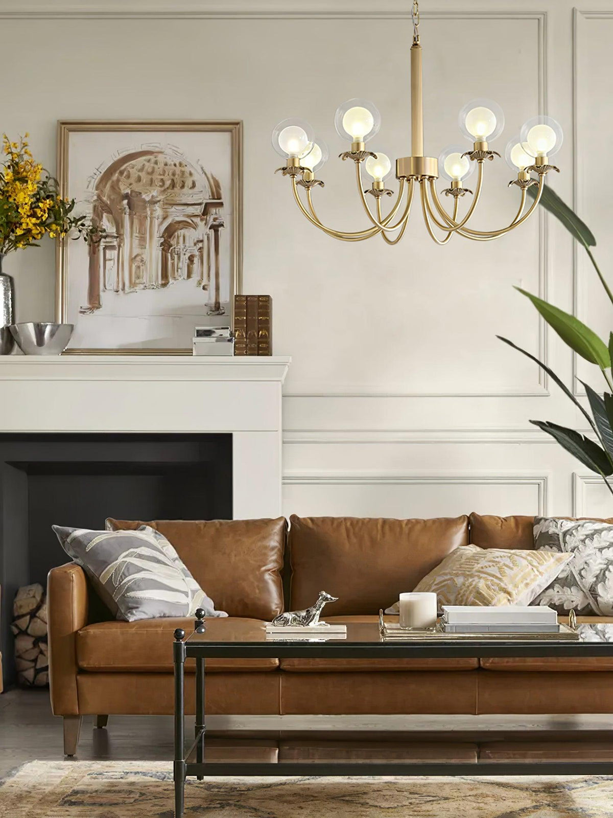 Aureate Radiance Glass Chandelier - view 16