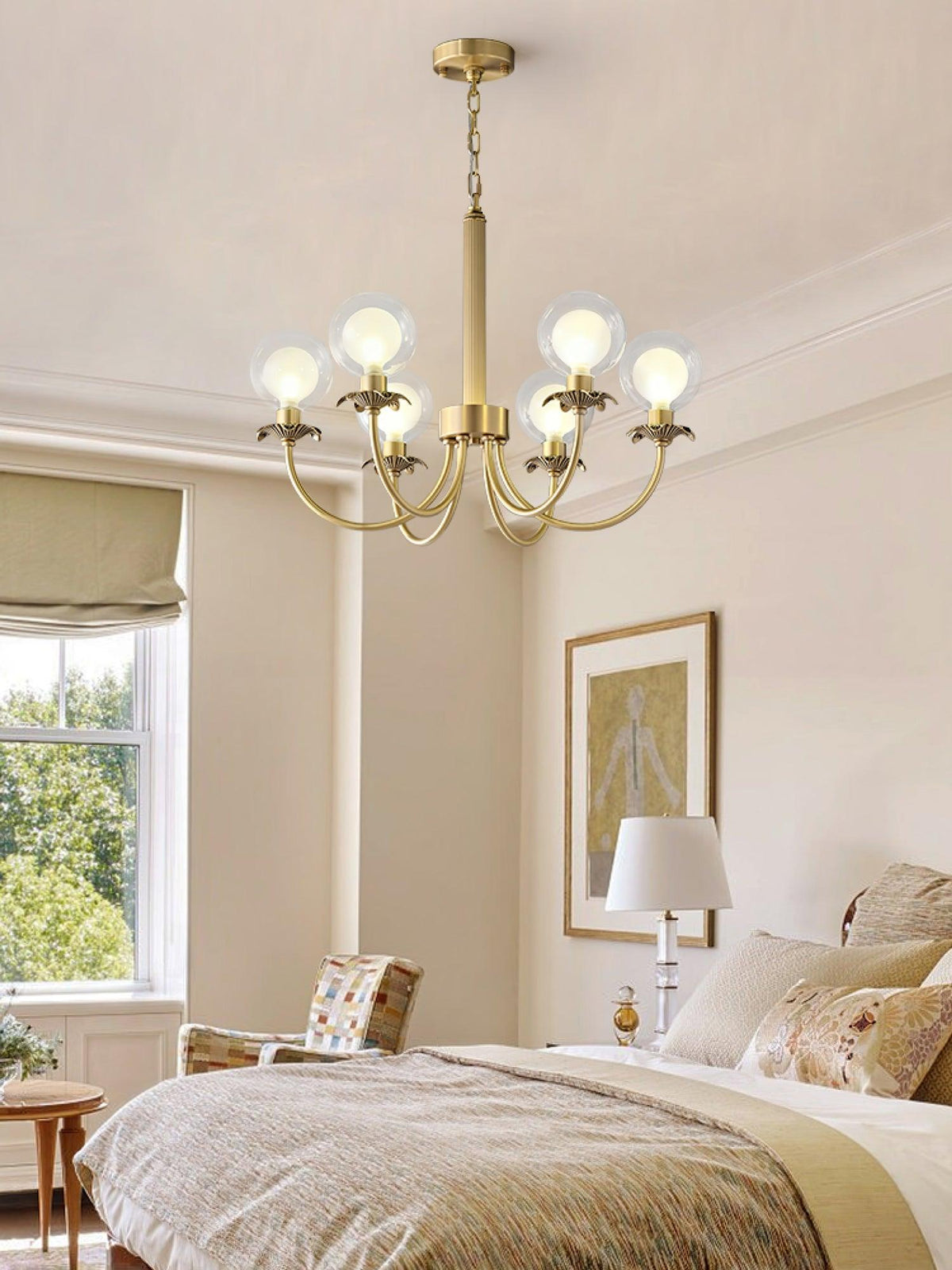 Aureate Radiance Glass Chandelier - view 17