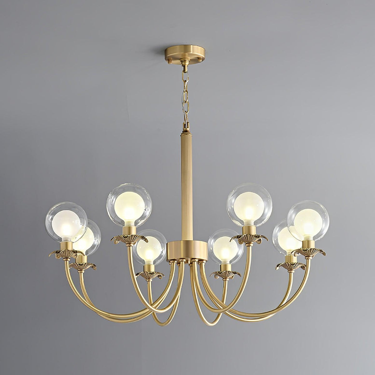 Aureate Radiance Glass Chandelier - view 20