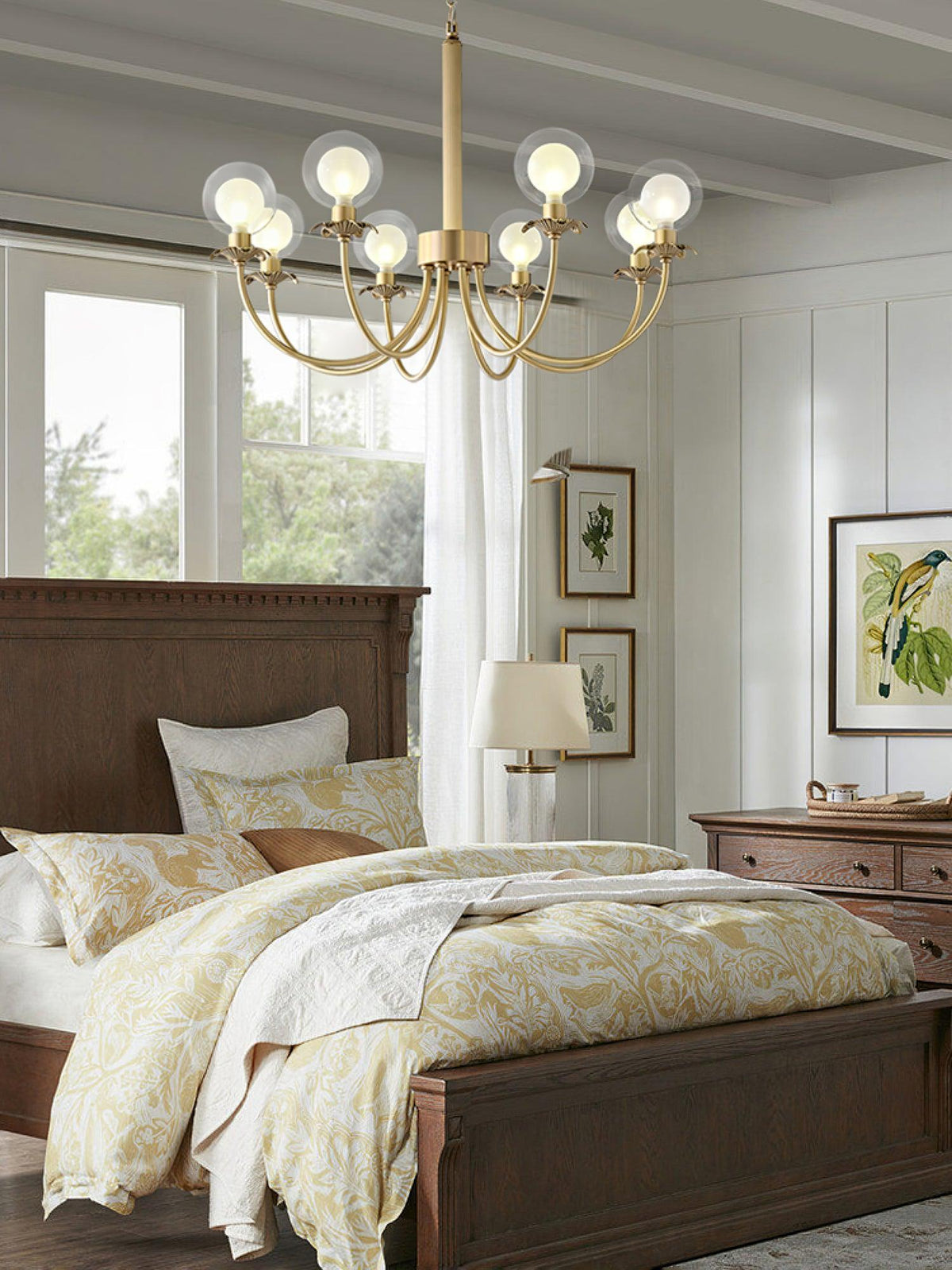 Aureate Radiance Glass Chandelier - view 7