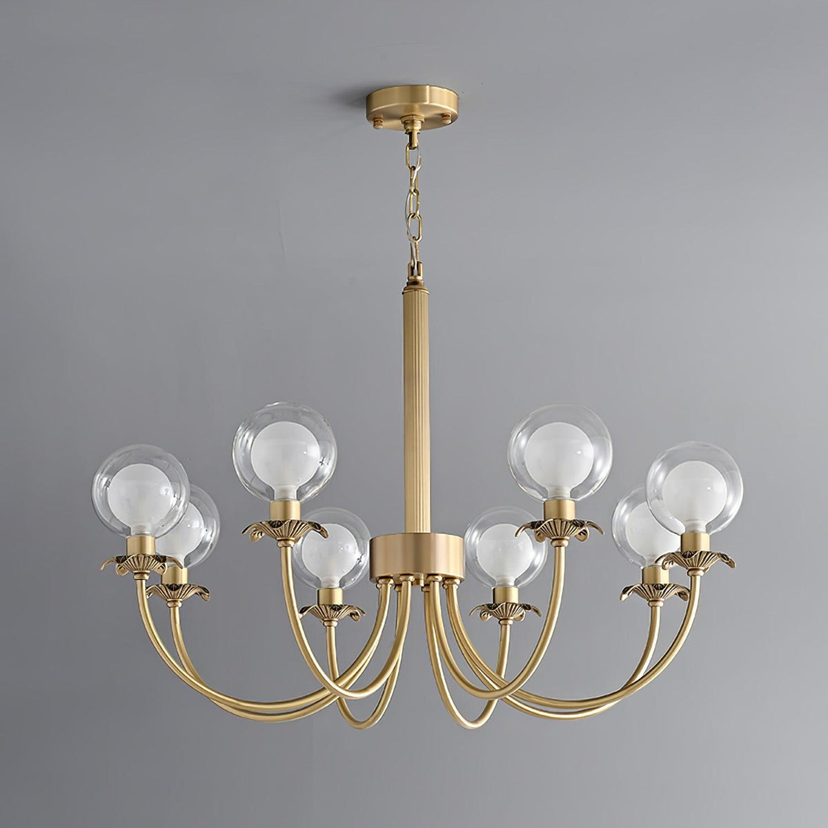 Aureate Radiance Glass Chandelier - view 11