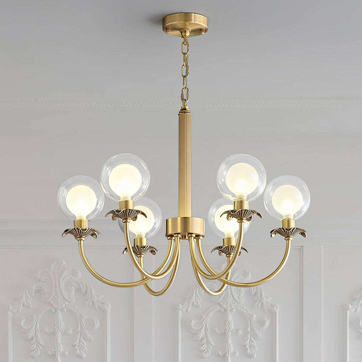 Aureate Radiance Glass Chandelier - view 13