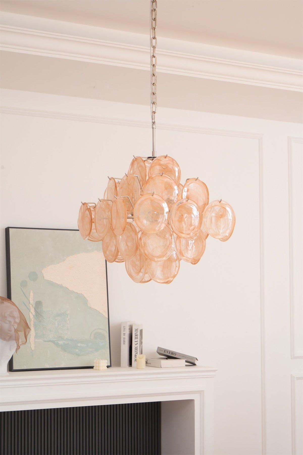 Aurelia Apricot Murano Glass Chandelier - view 20