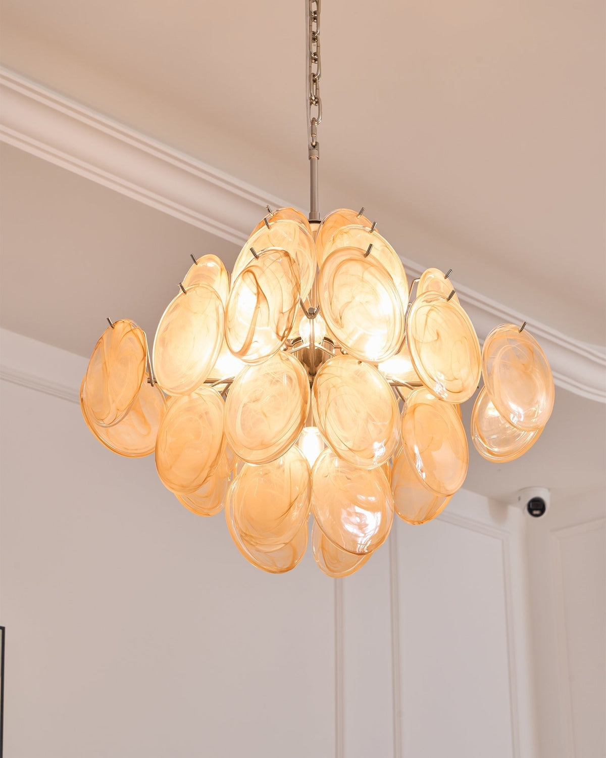 Aurelia Apricot Murano Glass Chandelier LINDVEIL
