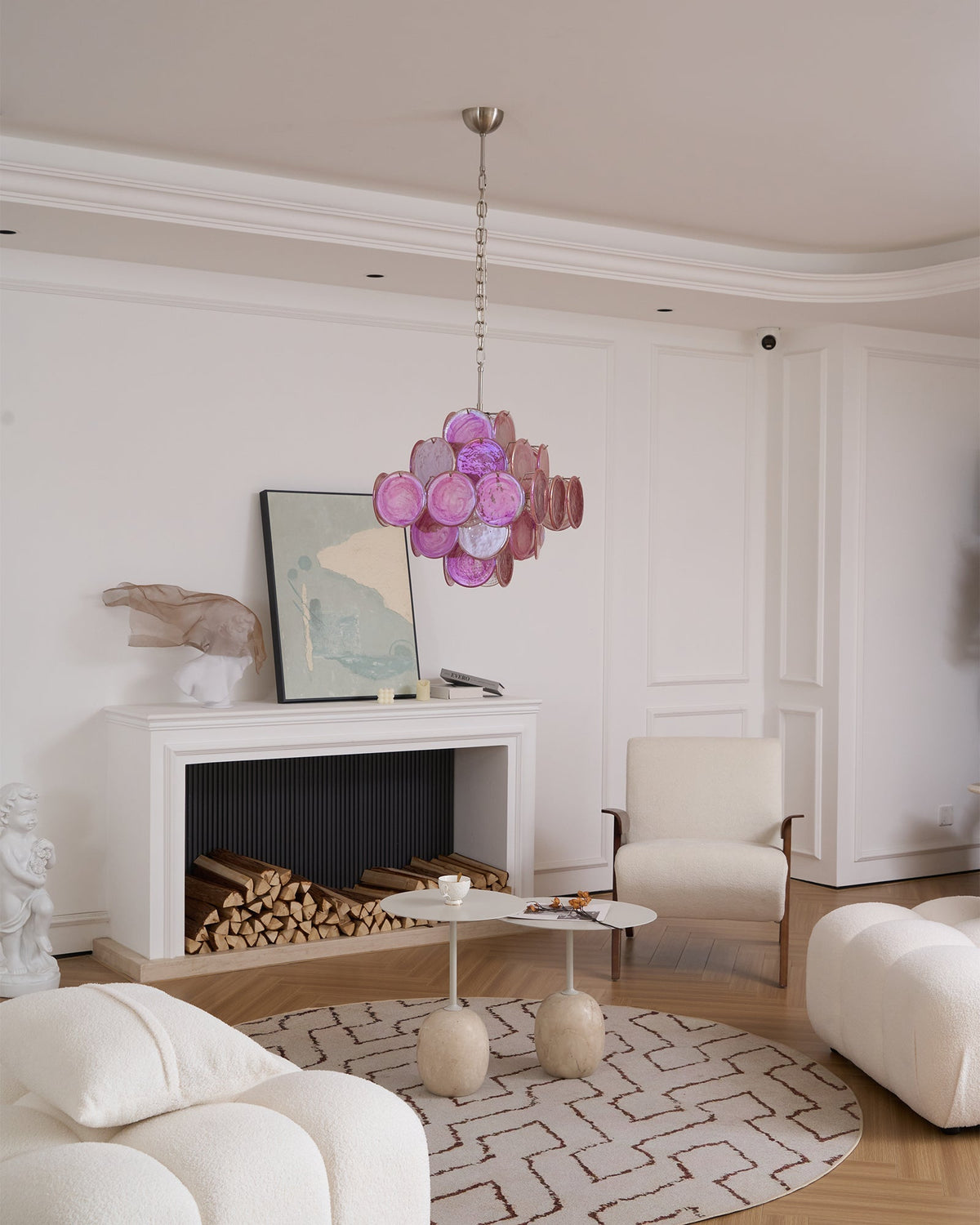 Aurelia Pink Murano Glass Chandelier - view 36