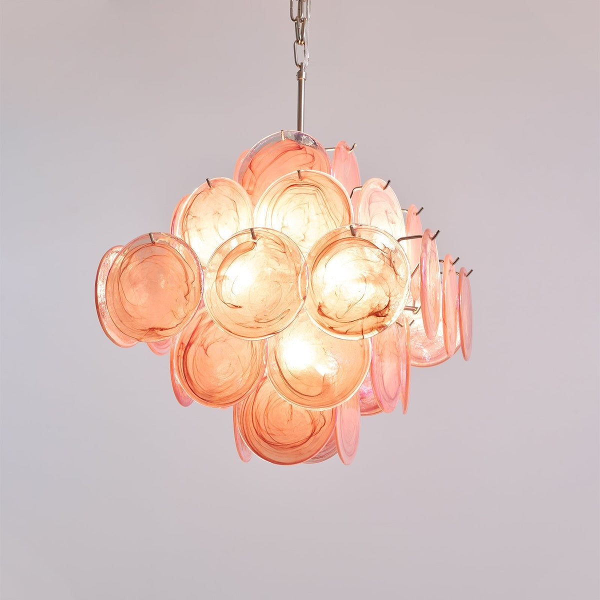 Aurelia Pink Murano Glass Chandelier - view 33