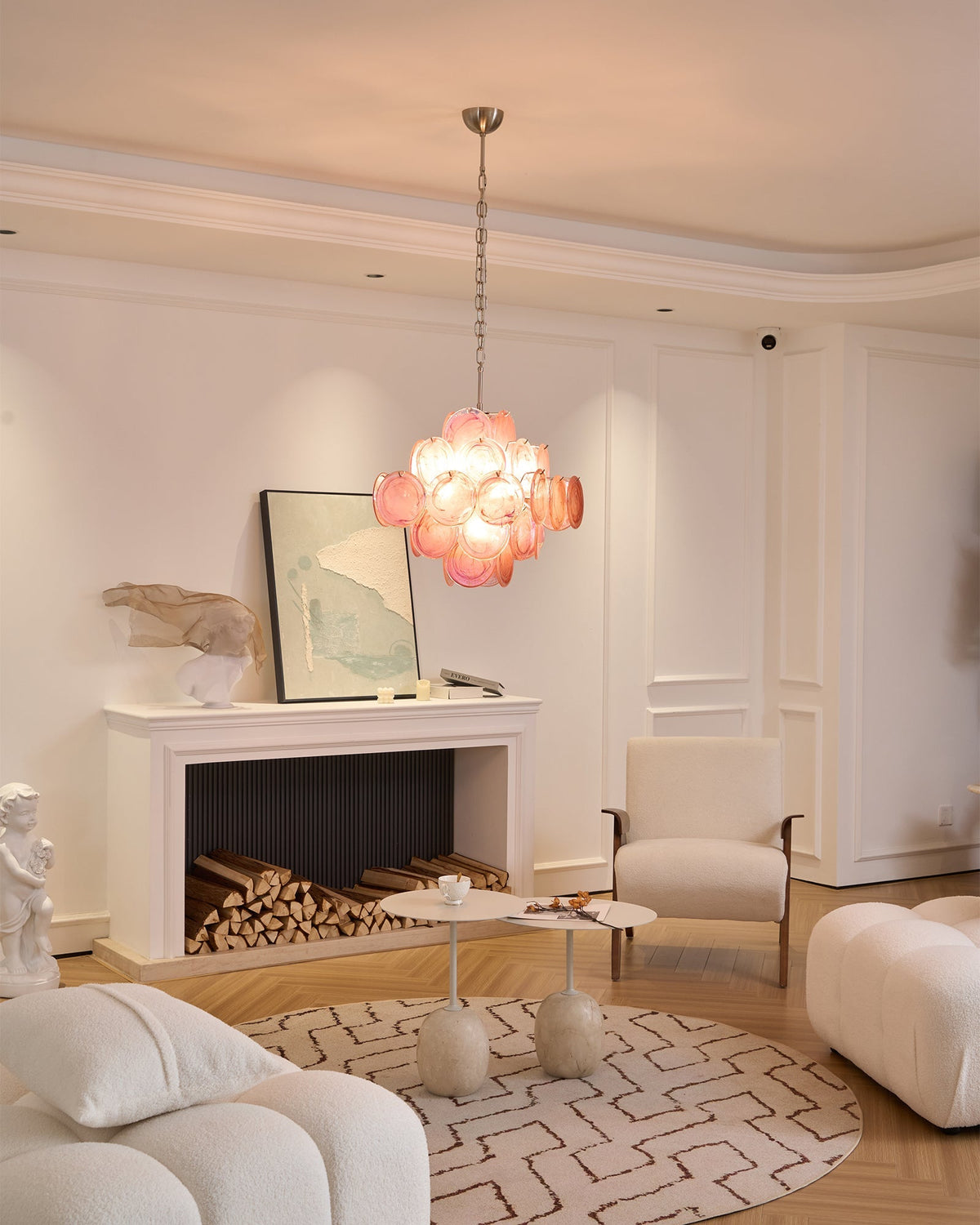 Aurelia Pink Murano Glass Chandelier - view 37