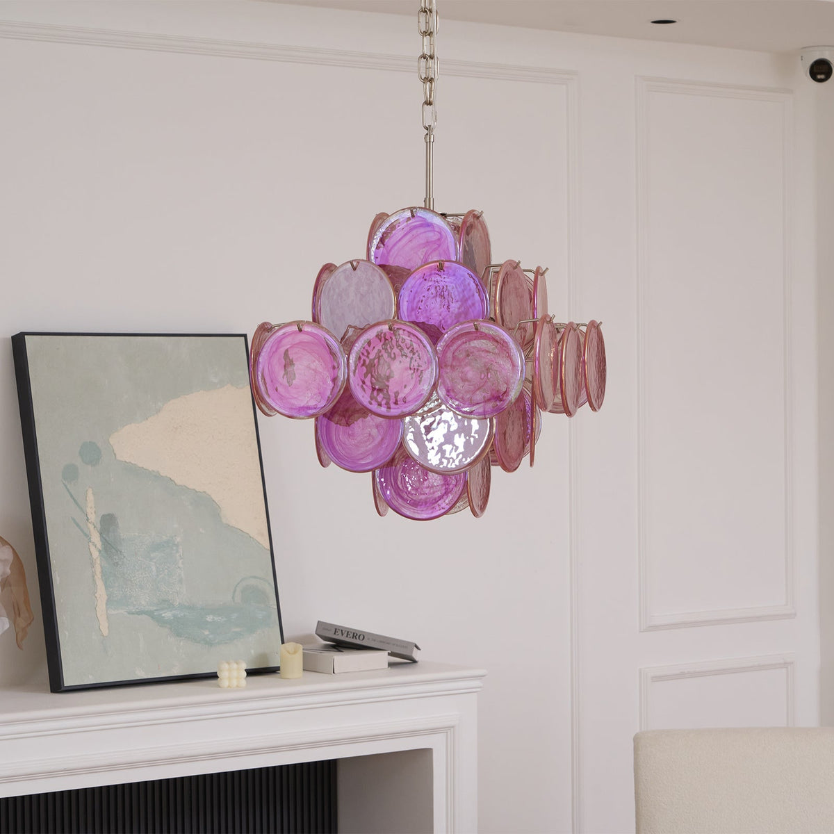 Aurelia Pink Murano Glass Chandelier - view 38