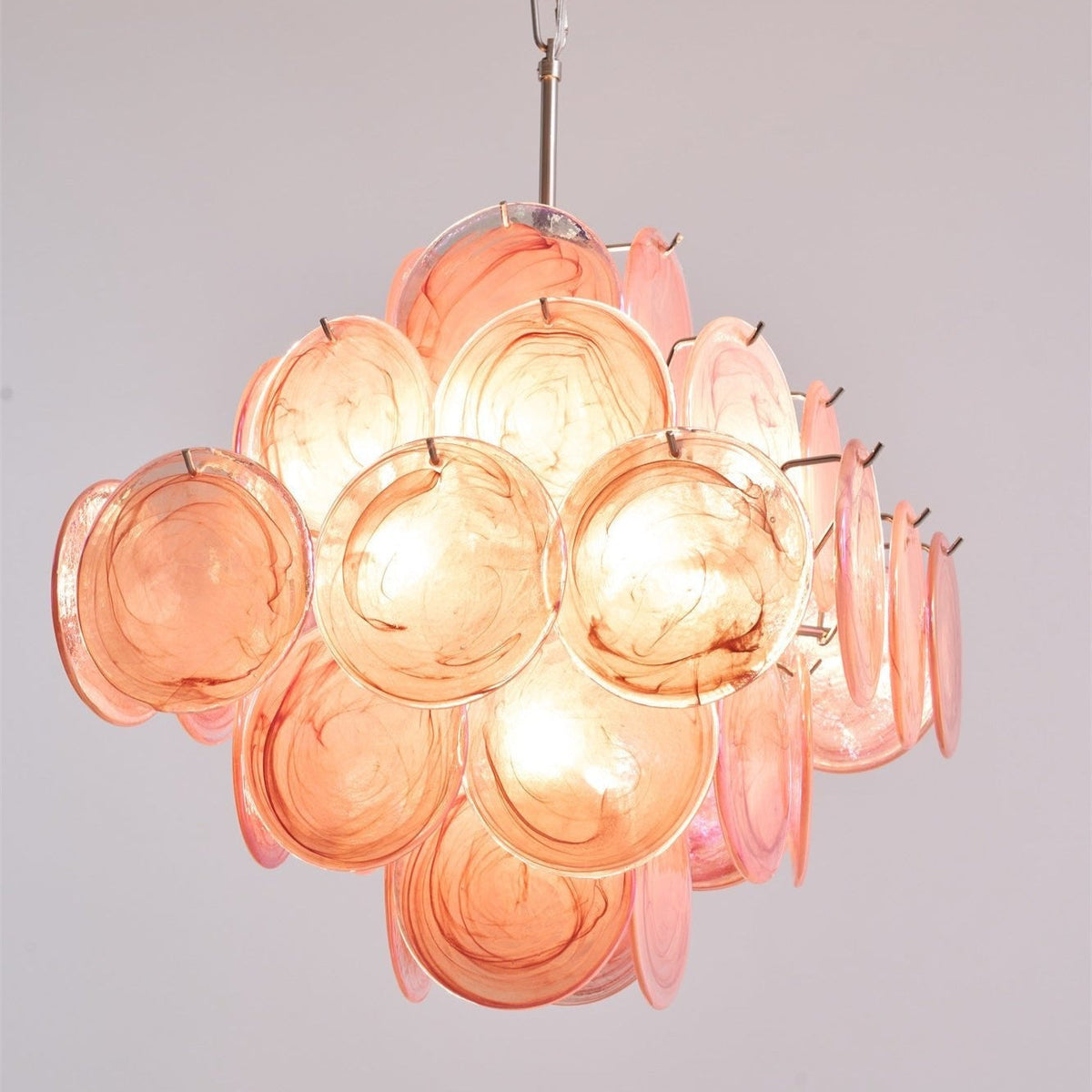 Aurelia Pink Murano Glass Chandelier - view 5