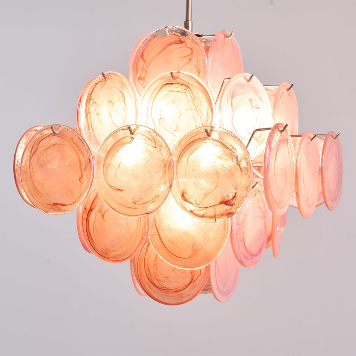 Aurelia Pink Murano Glass Chandelier - view 7