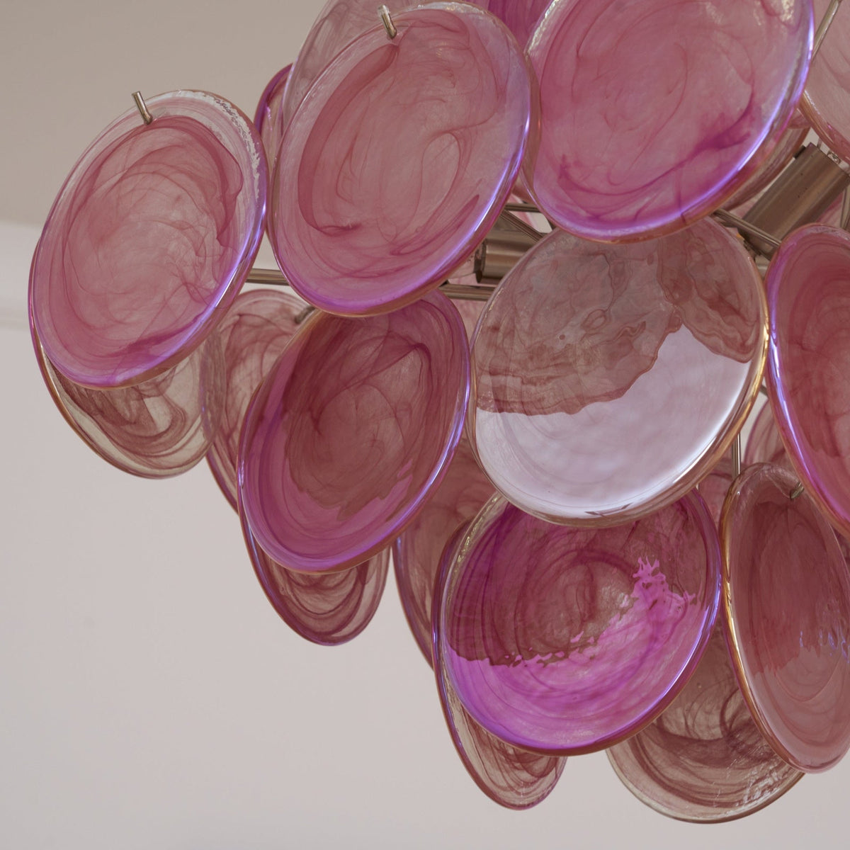 Aurelia Pink Murano Glass Chandelier - view 14