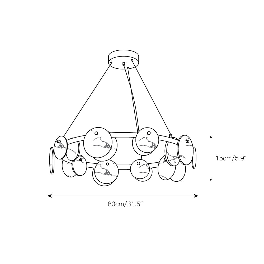 Austen Chandelier - view 5