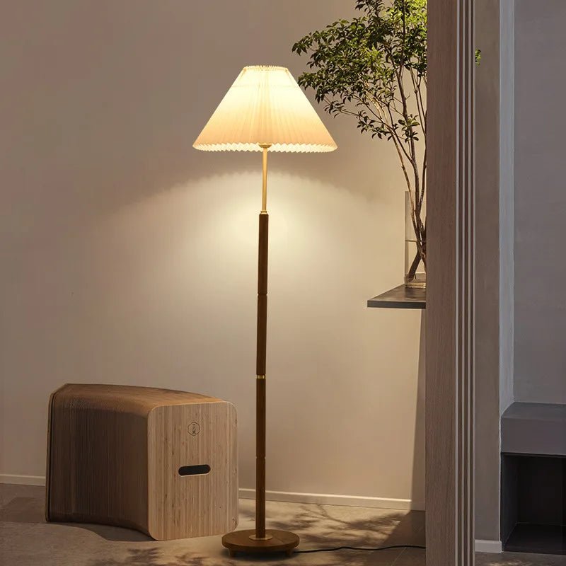 Axya Vintage Pleated Floor Lamp - view 13