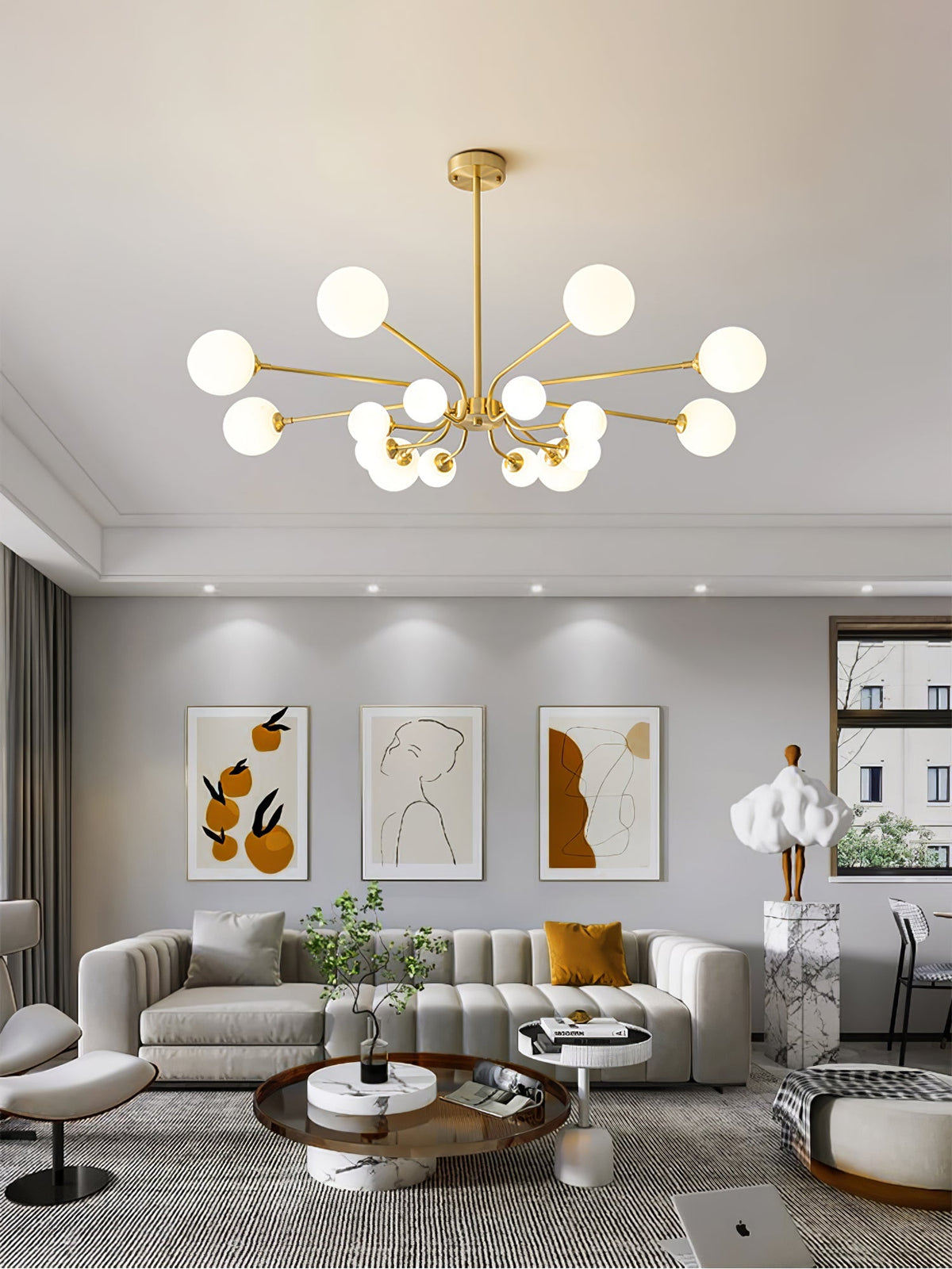 Balloon Ball Chandelier - view 23