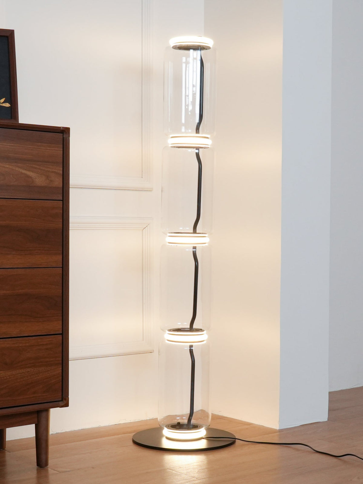Bamboo Glass Floor Lamp - view 63