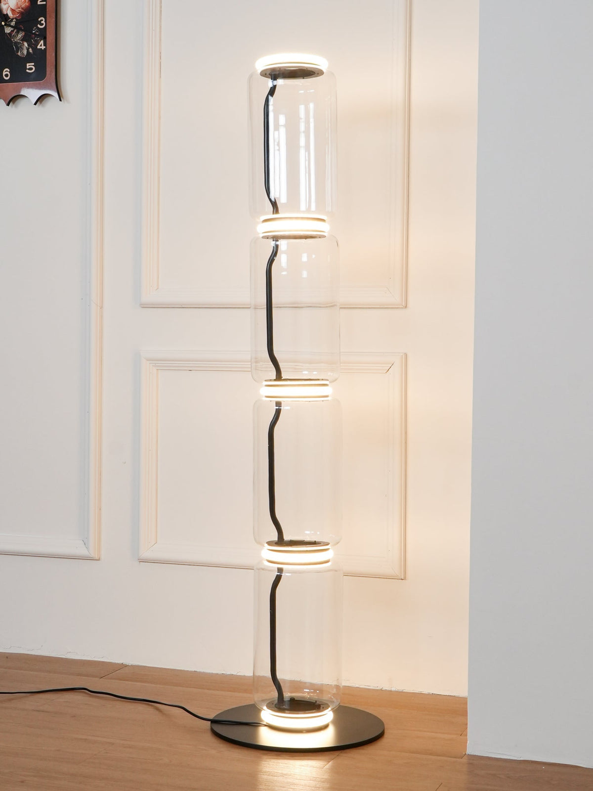 Bamboo Glass Floor Lamp - view 8