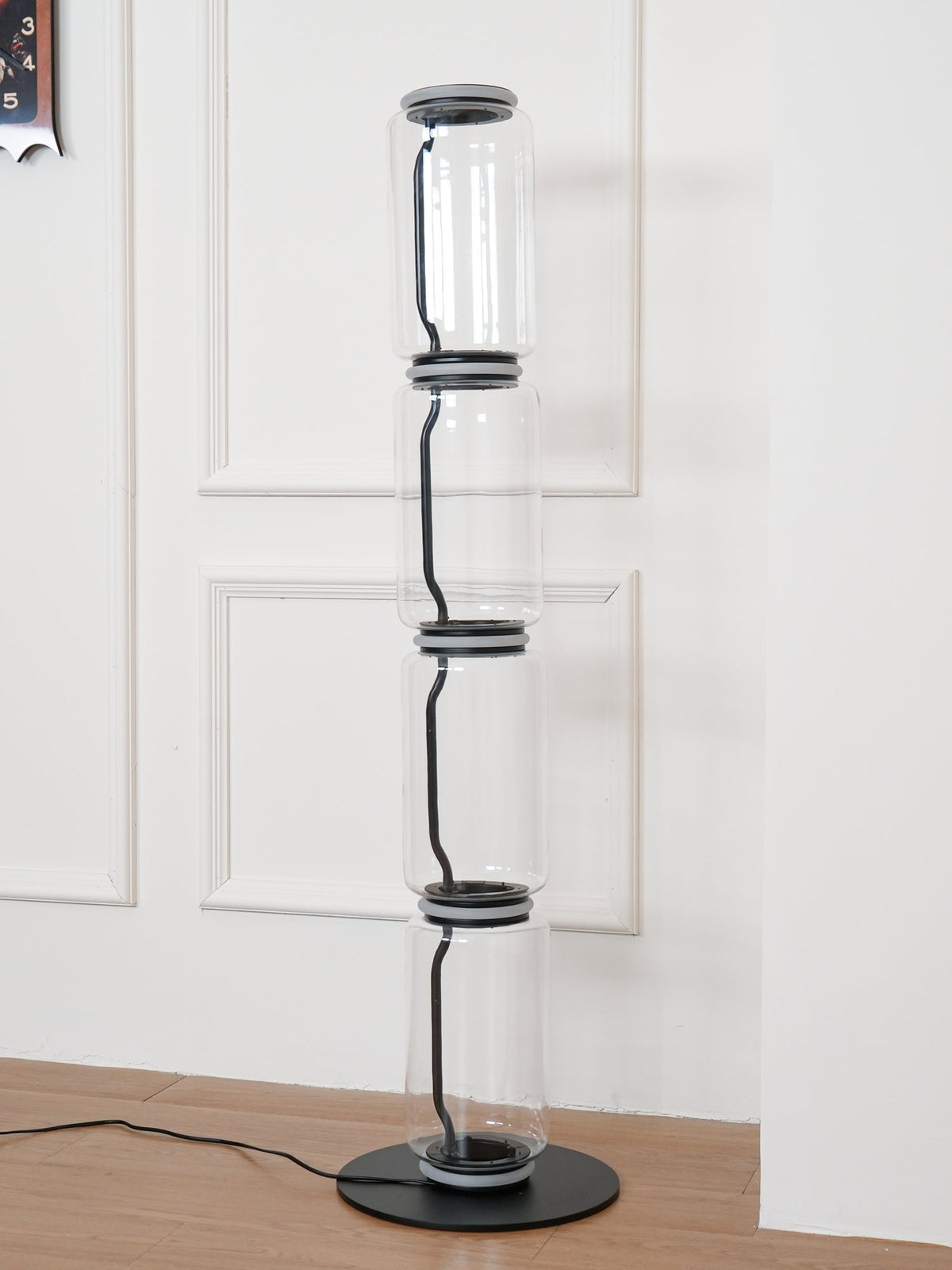 Bamboo Glass Floor Lamp - view 59