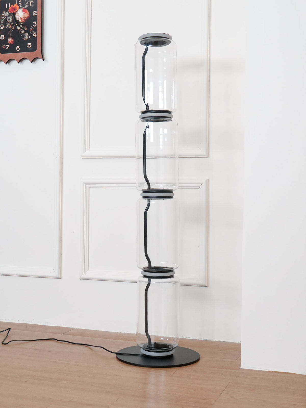 Bamboo Glass Floor Lamp - view 9