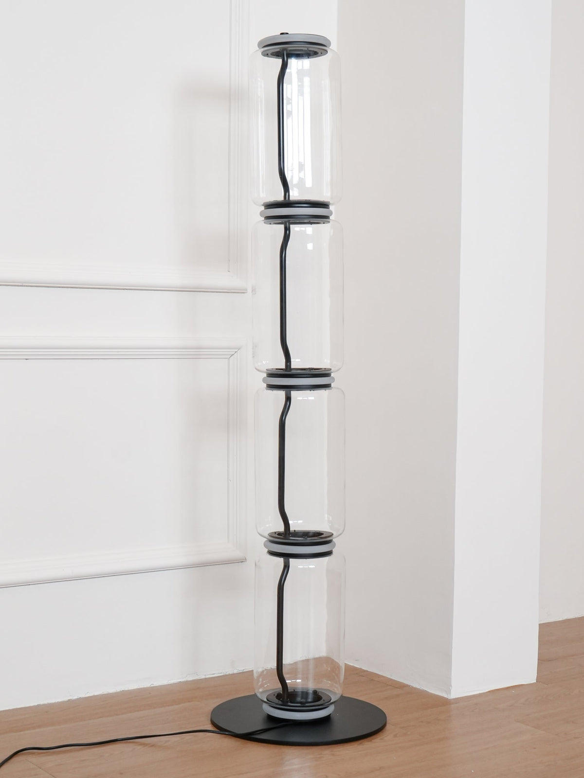 Bamboo Glass Floor Lamp - view 60