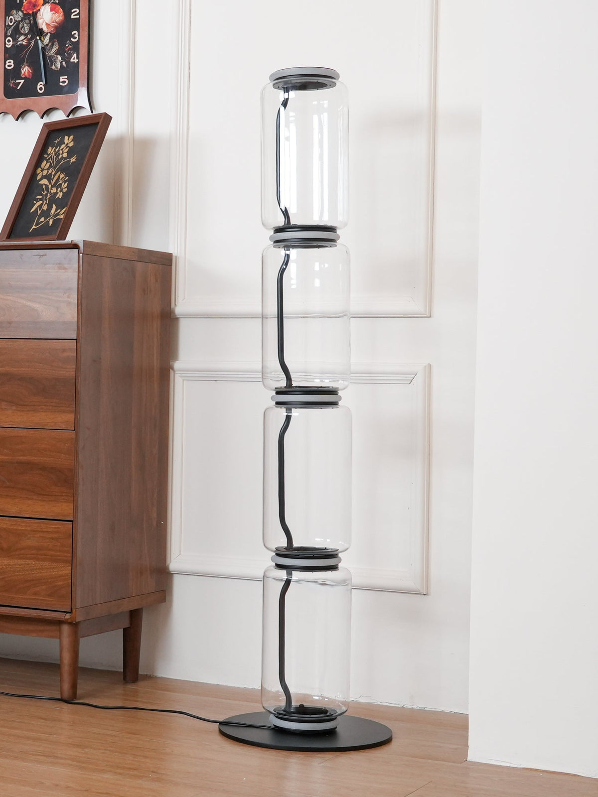 Bamboo Glass Floor Lamp - view 61
