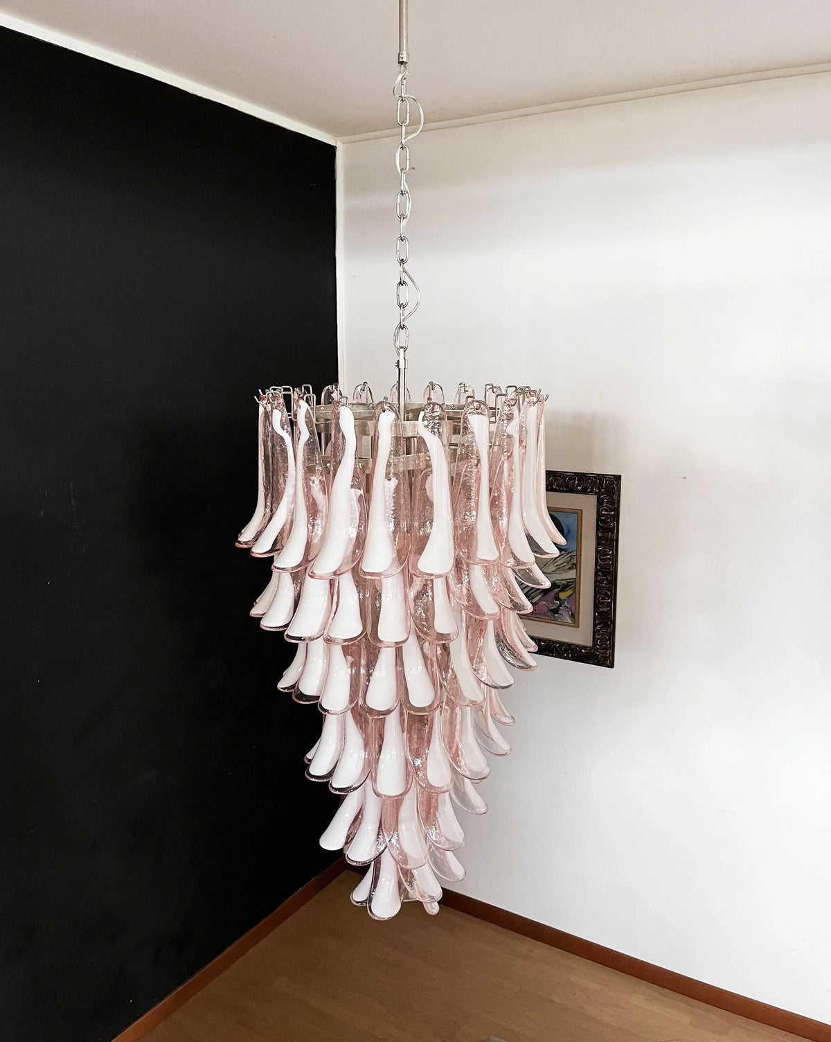 Petals Spiral Murano Pink Chandelier - view 11