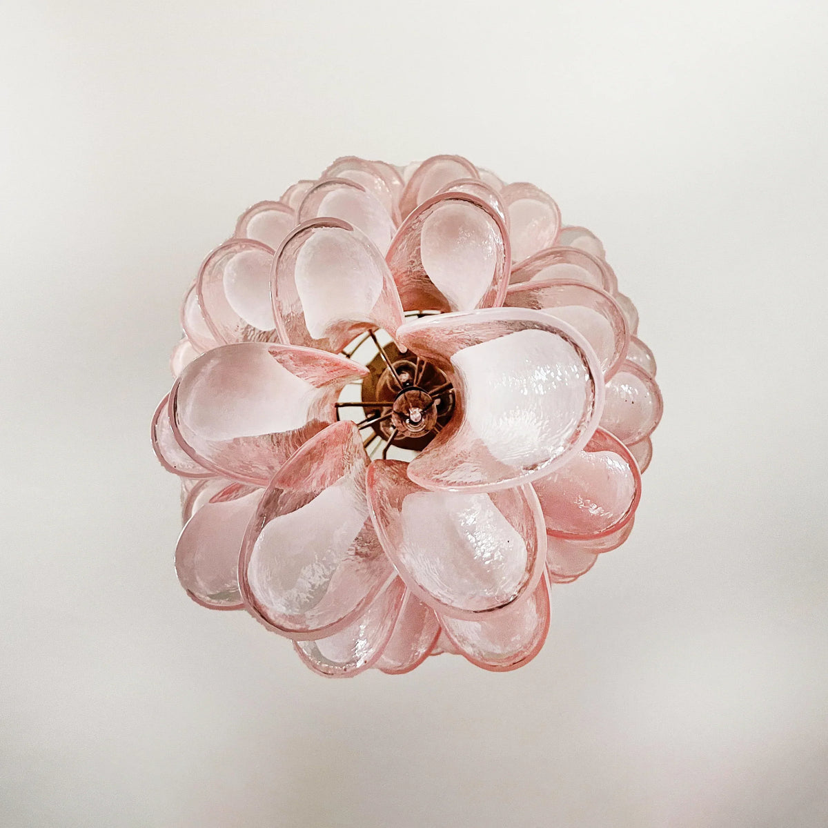 Petals Spiral Murano Pink Chandelier - view 16
