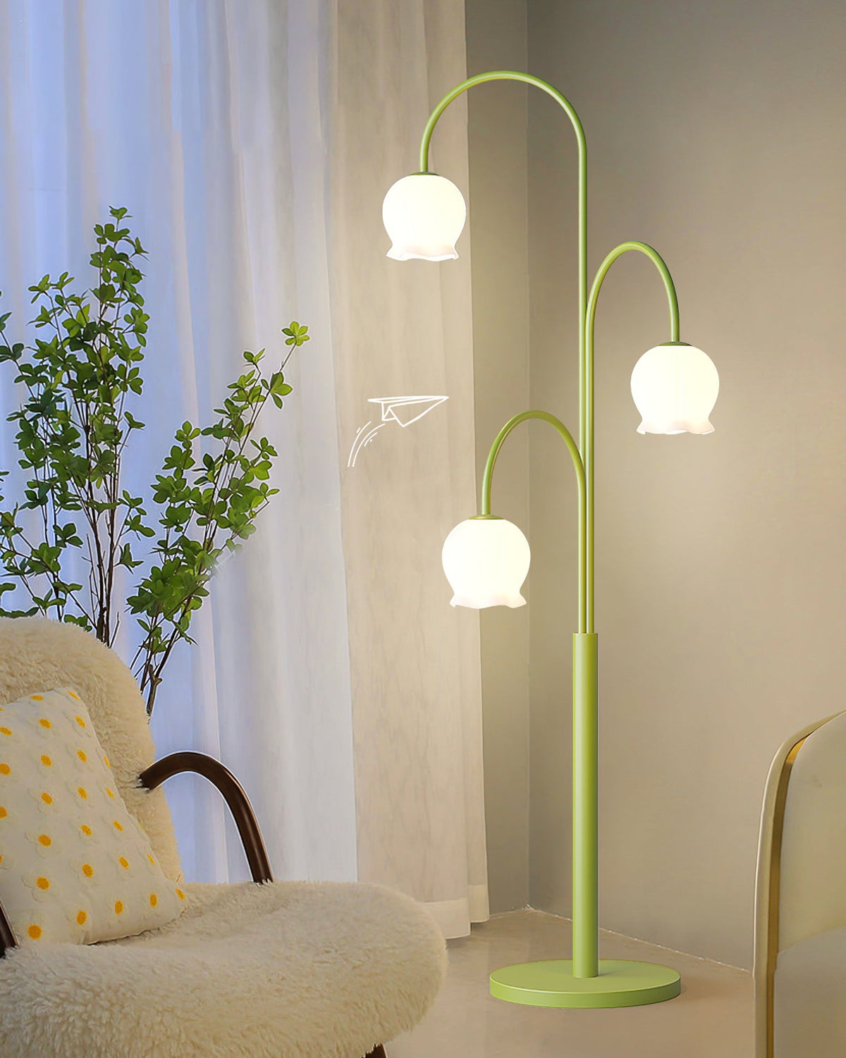 Bell Orchid Floor Lamp - view 24