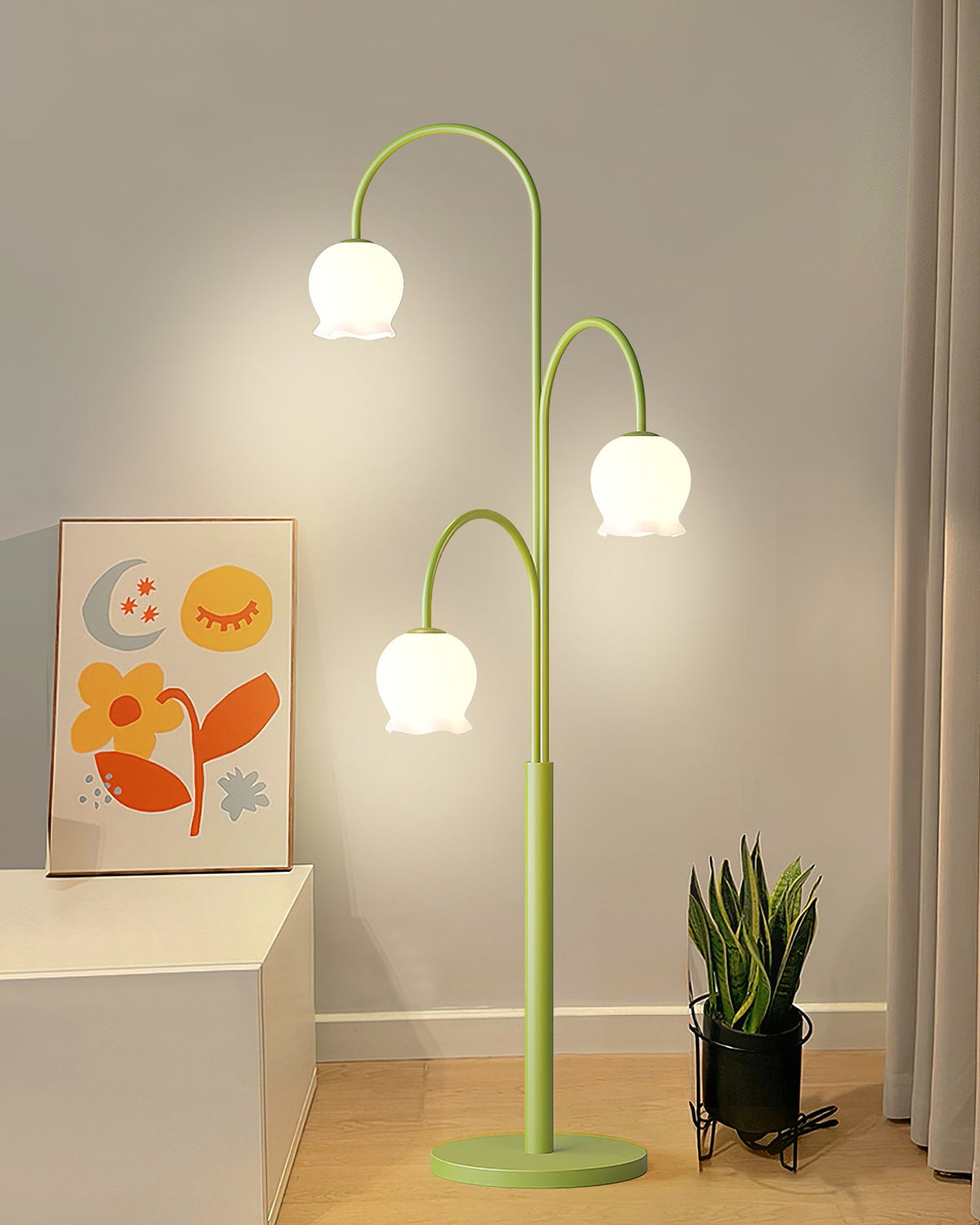 Bell Orchid Floor Lamp - view 25