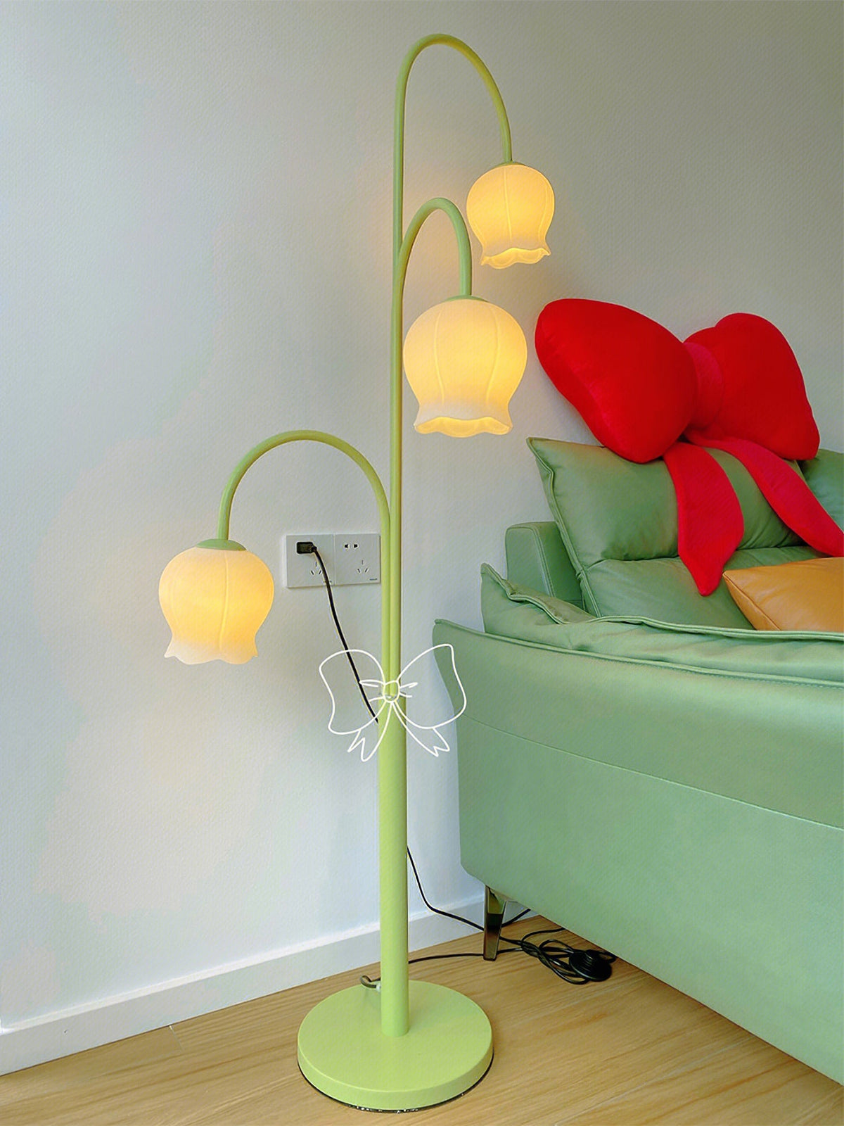 Bell Orchid Floor Lamp - view 32