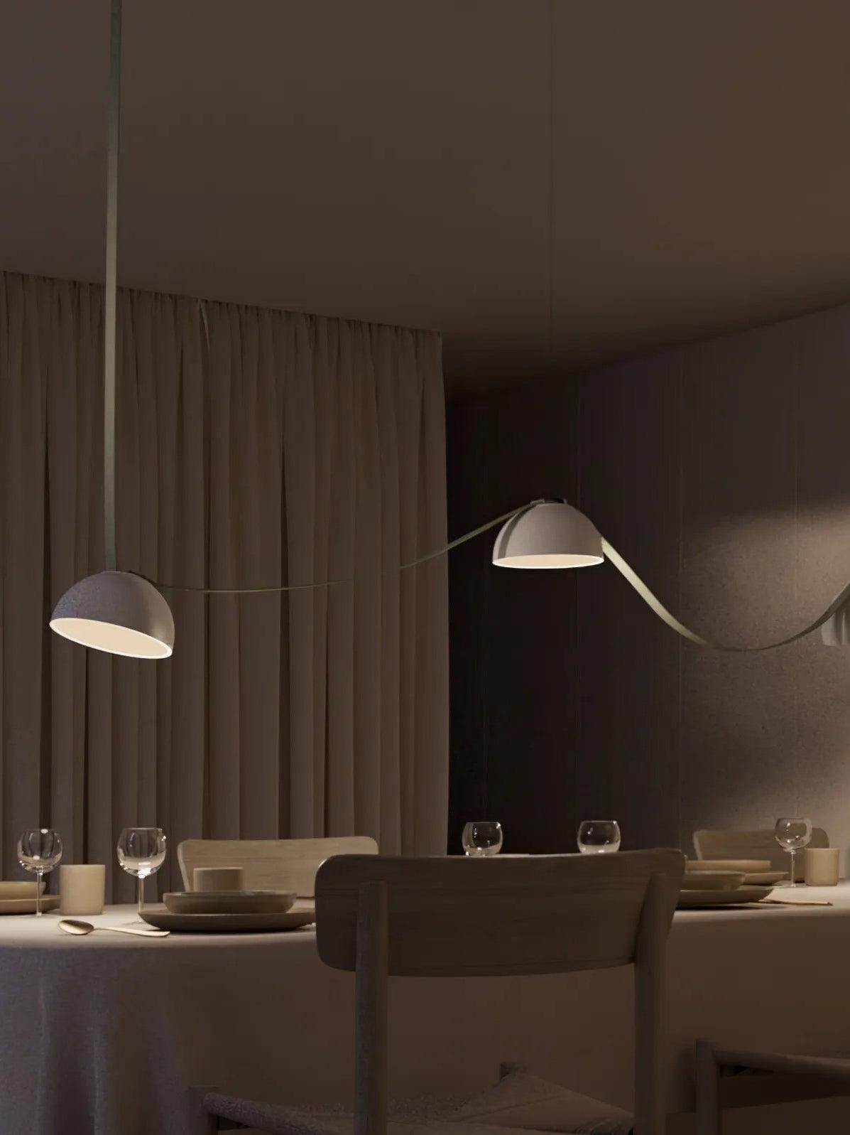 Belts Combination Leather Pendant Light - view 22