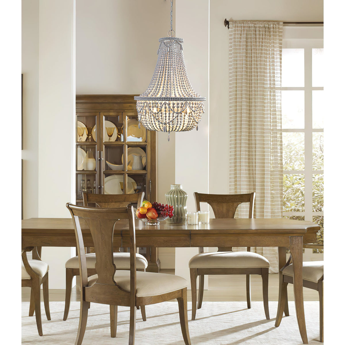 Betsey Wood Bead Chandelier - view 13