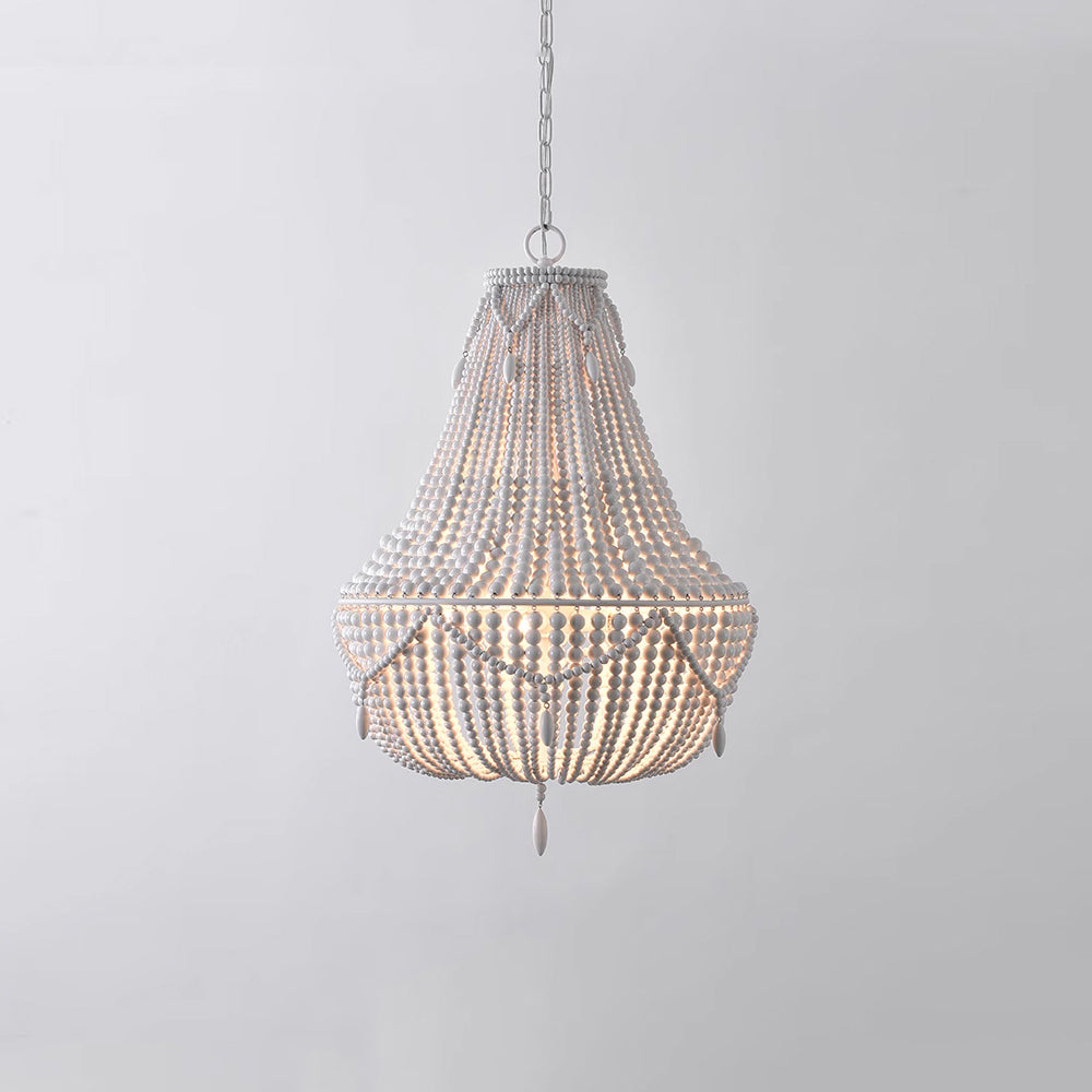 Betsey Wood Bead Chandelier - view 18