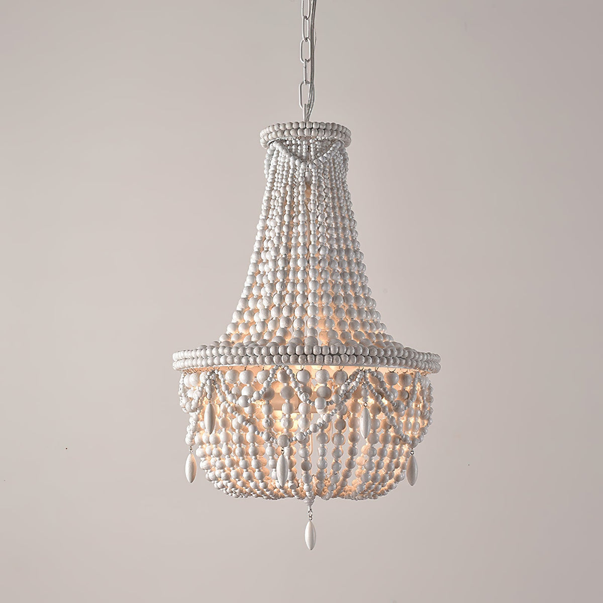 Betsey Wood Bead Chandelier - view 19